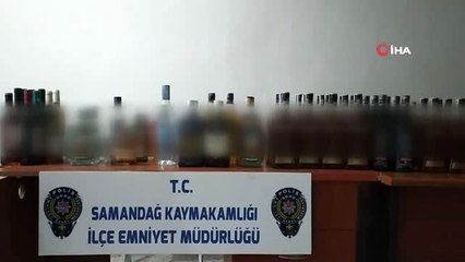 Samandağ'da yılbaşı öncesi kaçak içki operasyonu
