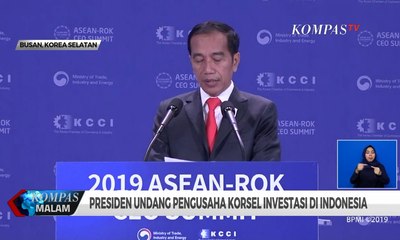Presiden Undang Pengusaha Korea Selatan Investasi di Indonesia