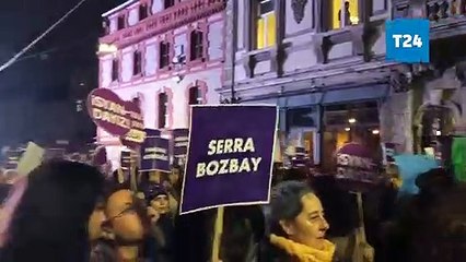 Kadınlar, 25 Kasım yürüyüşü için sokaklarda: "Senin fıstığın değilim"
