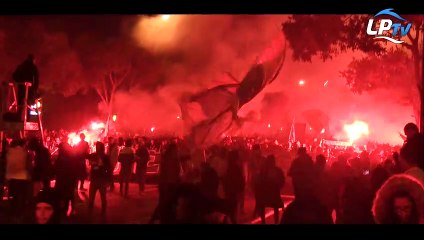 Dans le cortège des supporters OM-Lyon 101119 partie  2