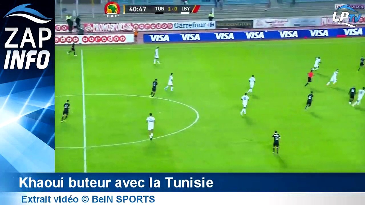 Khaoui buteur avec la Tunisie