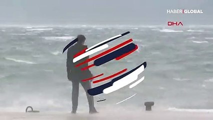 Bodrum'da fırtına ve sağanak etkili oldu