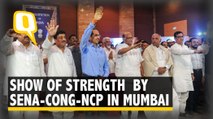 Show of Strength by Shiv Sena-Congress-NCP: Make Way for Us, Uddhav Thackeray tells BJP