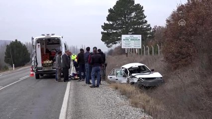 Otomobil şarampole devrildi: 4 yaralı