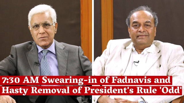'Odd' but Legal: Devendra Fadnavis Lawyer Mukul Rohatgi on the 730 AM Swearing-in of Maharashtra CM