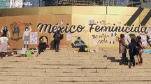 Protestaktion in Mexiko-Stadt: Mit Kunst gegen Gewalt an Frauen