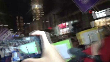 İstiklal Caddesi'nde izinsiz kadın yürüyüşüne müdahale