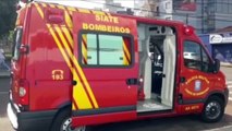Após sofrer queda, criança de nove anos é resgatada na Escola Municipal Almirante Barroso