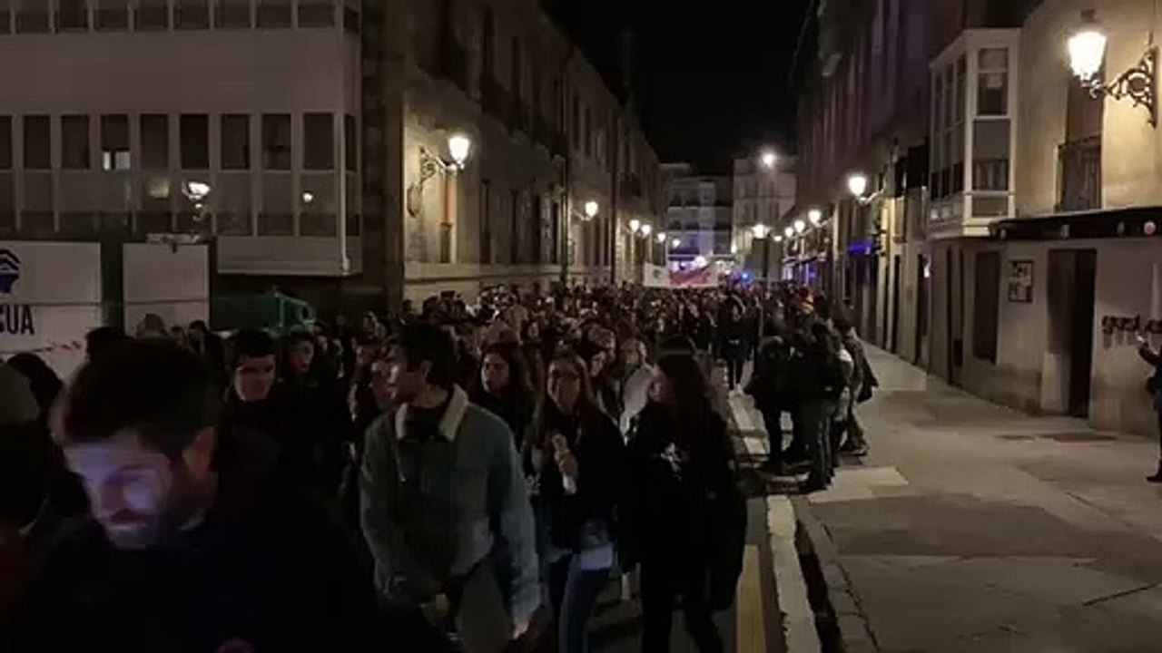Manifestación del 25N en Vitoria