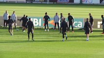 La Juventus ya se prepara para el partido contra el Atlético