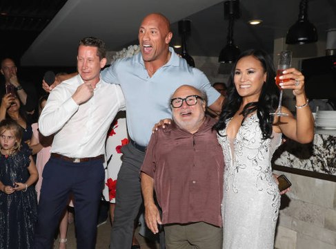 Dwayne Johnson and Danny DeVito Crash Wedding