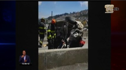 Trágico accidente de tránsito dejó cinco personas heridas en Quito