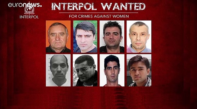 Interpol procura oito homens por crimes contra as mulheres