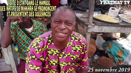 Les populations attendent le Chef de l'Etat