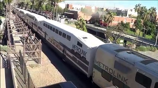Railfanning Oceanside Transit Center- Two Surfline Rarities! 7-11-09