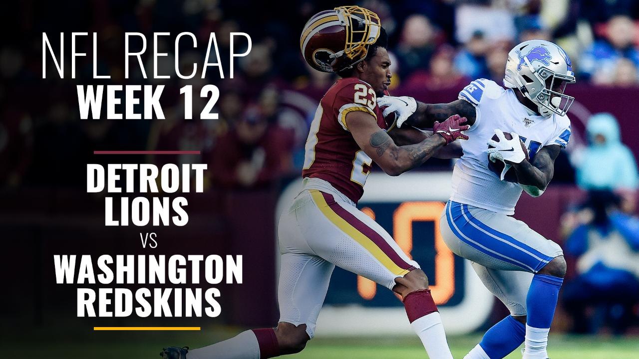 Week 12: Detroit v Washington