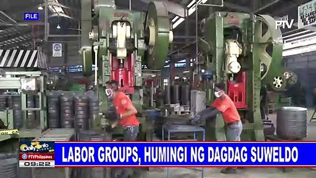 Labor groups, humingi ng dagdag suweldo