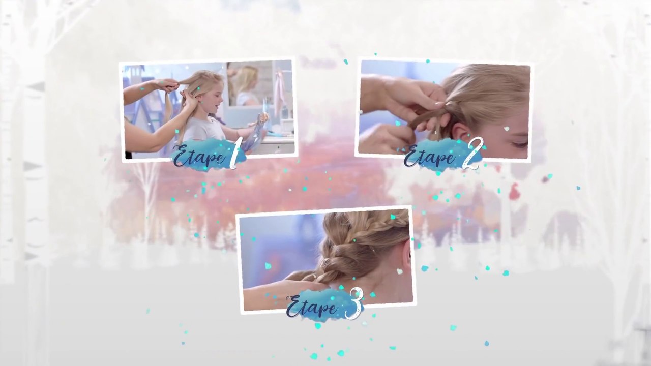 La Reine des Neiges 2 Film - Tuto - La coiffure d'Elsa