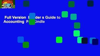 Full Version  Builder s Guide to Accounting  For Kindle