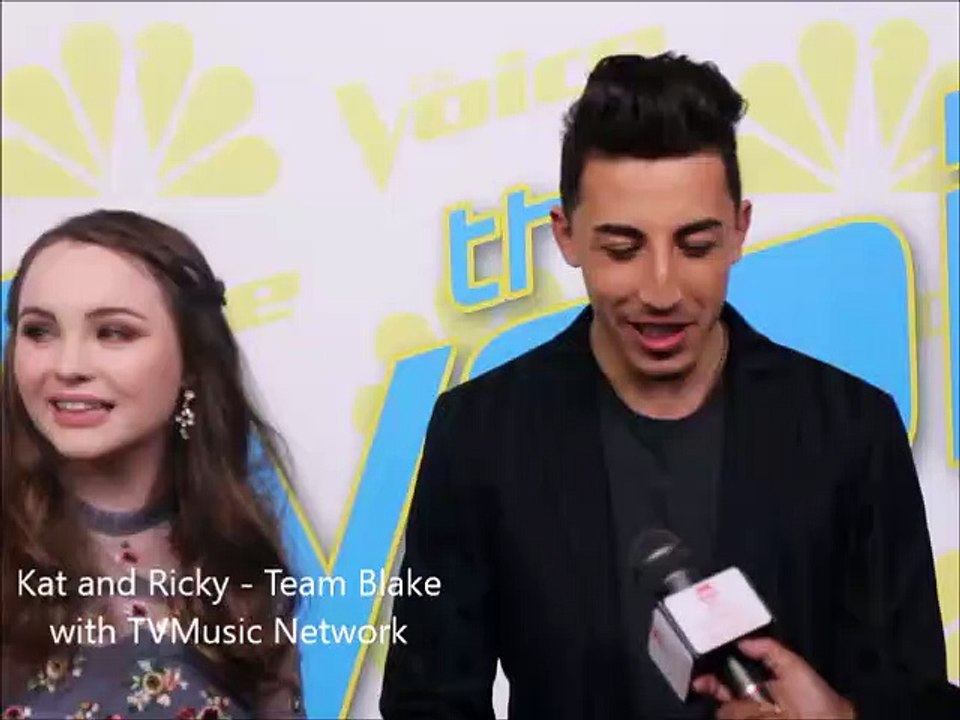 The Voice - Kat and Ricky Team Blake Top 11 Interviews