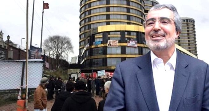 Jet Fadıl Caprice Gold inşaatına geldi! Mağdurlar alana akın etti