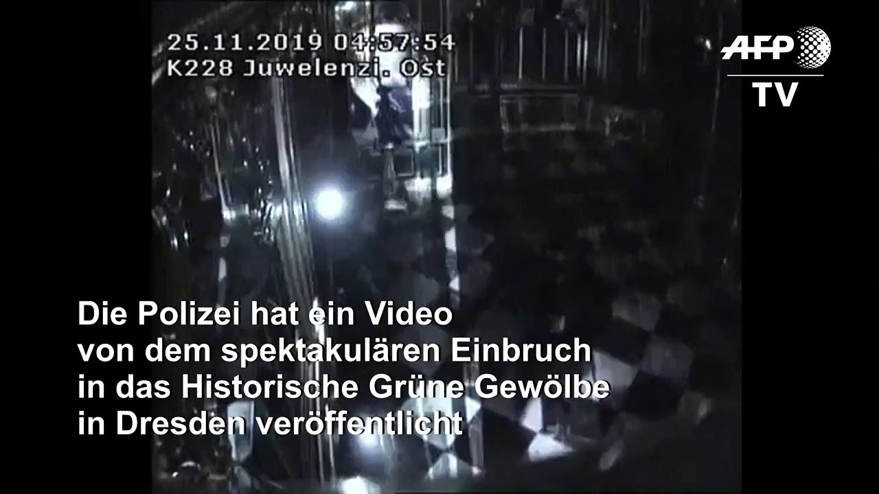 Video zeigt Einbruch in das Grüne Gewölbe