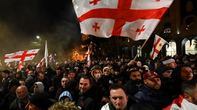 Georgia protesters angered by promises broken on electoral reform