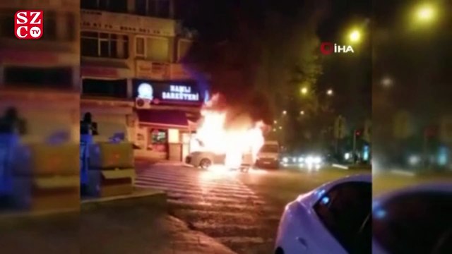 Bunalıma giren şahıs kendi aracını yaktı