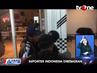 2 Suporter Indonesia yang Ditahan Polisi Malaysia Dibebaskan