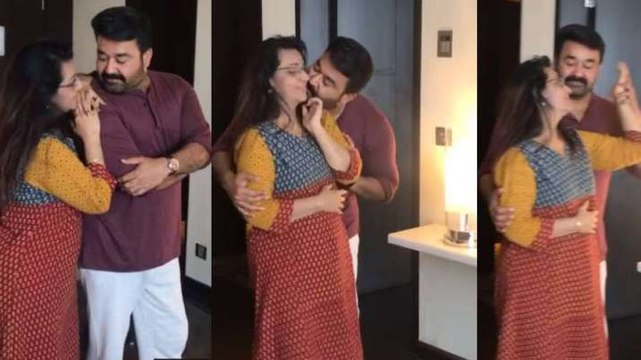 Mohanlal dances with actress menaka | FilmiBeat Malayalam