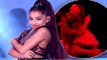 Oops! Ariana Grande falls off stage during concert, laughs it off