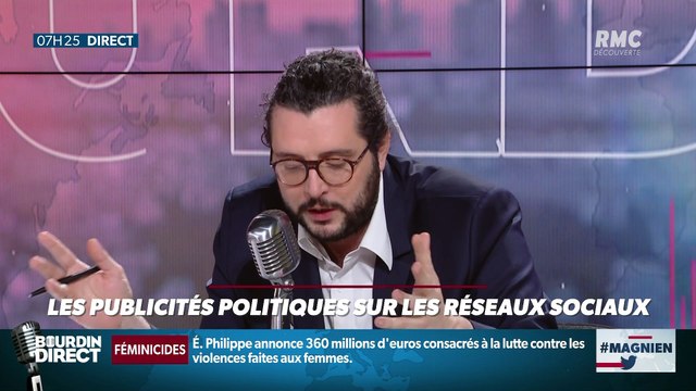#Magnien, la chronique des réseaux sociaux : Les publicités politiques sur les réseaux sociaux - 26/11
