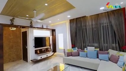 3 BHK FLAT INTERIORS IN QUEENS TOWN   Chinchwad station, Pune