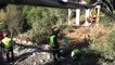 Savona, crollo viadotto- le operazioni dei Vigili del Fuoco -3- (25.11.19)