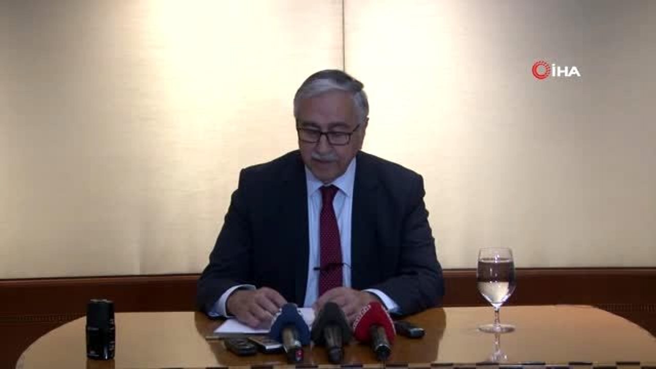 - Üçlü gayriresmi Kıbrıs görüşmesi sonrası liderlerden açıklama- KKTC Cumhurbaşkanı Akıncı: ...