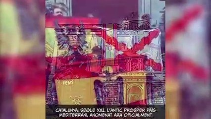 El revelador cómic separatista que fabula con una Cataluña independiente tras la guerra con España