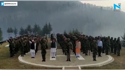#ConstitutionDay:  Indo-Tibetan Border Police personnel reads Preamble of Indian Constitution