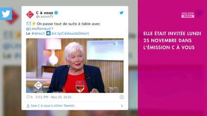 C à Vous : Line Renaud rassure ses fans sur son état de santé