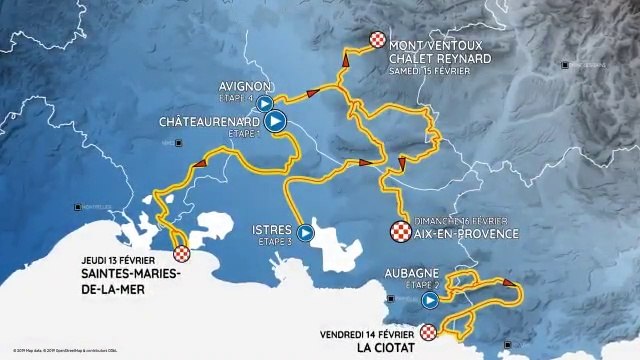 Tour de La Provence - Tout sur le parcours du Tour de La Provence 2020, avec le Mont Ventoux au programme