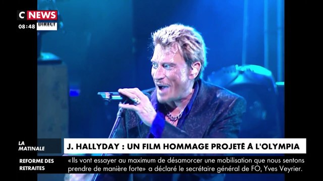 «Johnny, un soir à l'Olympia» : une projection hommage à Johnny Hallyday diffusée le 1er décembre