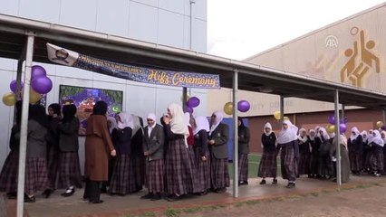 Avustralya'daki Türk okulunda hafız kız öğrenciler taç giydi - MELBOURNE