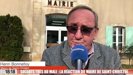 Soldats français tués au Mali : "Un sentiment de tristesse" (Henri Bonnefoy, maire de Saint-Christol)