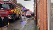 Chimney collapses in Kettering