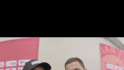 Cerveza, croquetas y Florentino: las primeras palabras de Hazard en español