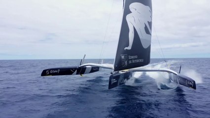 Gitana Team 2019 : Offshore flight approaching the island of Saint Helena, in the middle of the South Atlantic