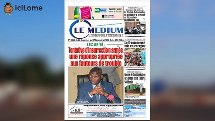 La une des journaux du 26 novembre 2019