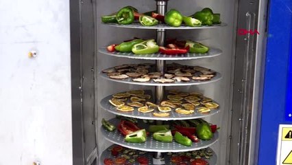 Van yerli meyve ve sebze kurutma makinesi yaptılar