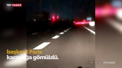 Fransa karanlığa gömüldü, trafo arızası geceyi gündüze çevirdi