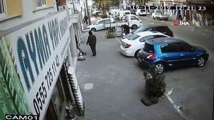 Çalacak bir şey bulamayınca semaveri çaldı..O anlar güvenlik kamerasında