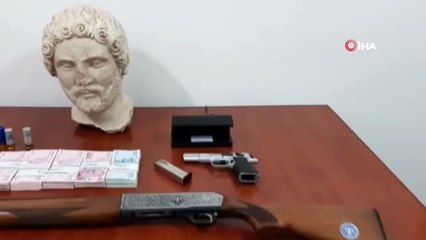 Tarihi heykel başı operasyonunda 8 şüpheli hakkında karar